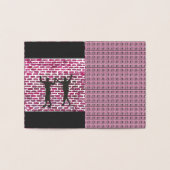 Black Magic Hollyhock von Yeshaya Folienkarte (Innenseite)