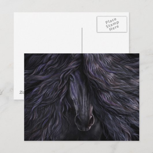 Black Magic Postcard Postkarte (Vorne/Hinten)