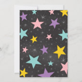 Black Magic Show Birthday Einladung (Rückseite)