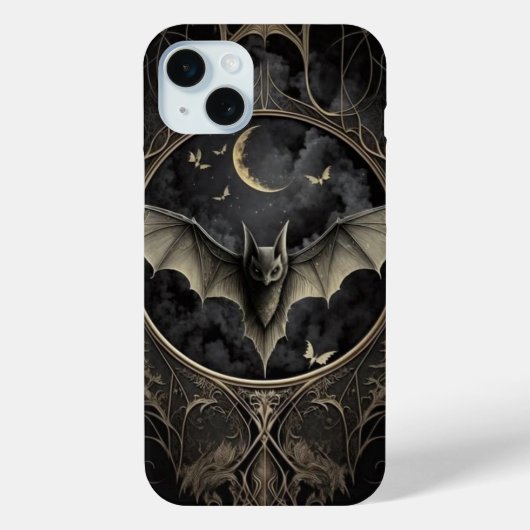 Black Magic Spooky Bat Case-Mate iPhone Hülle (Rückseite)
