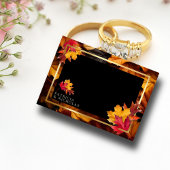 Black Magic trifft auf Rustikale Goldene Herbsthoc RSVP Karte