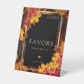 Black Magic trifft goldene Herbst-Gastgeschenke Ho Sockelschild (Vorderseite)