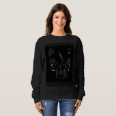 black magic wicca ritual  cheap halloween sweatshirt (Vorne ganz)