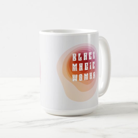Black Magic Woman Kaffeetasse (VorderseiteRechts)