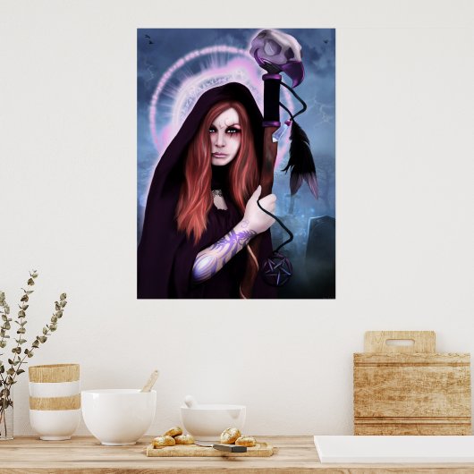 Black Magic Woman Poster (Küche)