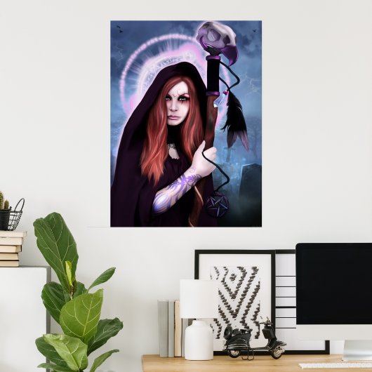 Black Magic Woman Poster (Heimbüro)