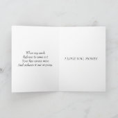 Black Man Card Karte (Innenseite)