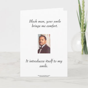 Black Man Card Karte