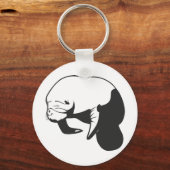 Black Manatee Schlüsselanhänger (Vorderseite)