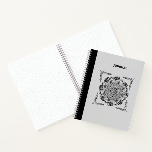 BLACK MANDALA JOURNAL NOTIZBLOCK (Innenseite)