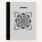 BLACK MANDALA JOURNAL NOTIZBLOCK (Vorderseite)
