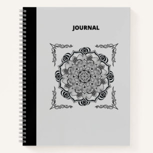 BLACK MANDALA JOURNAL NOTIZBLOCK