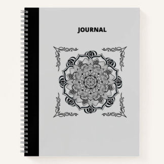 BLACK MANDALA JOURNAL NOTIZBLOCK