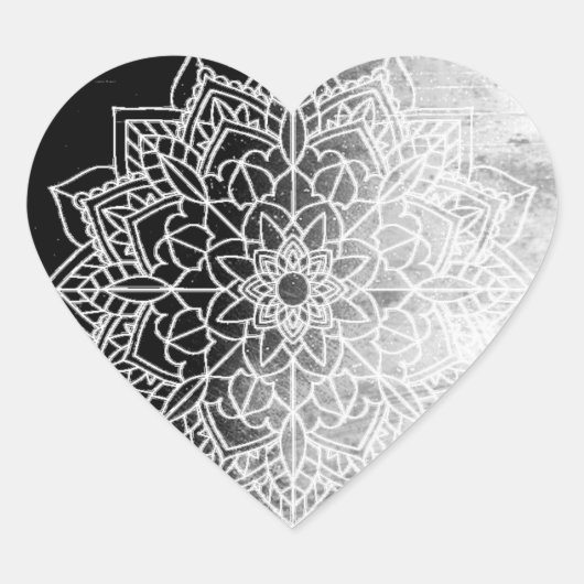 Black Mandala Stickers (Vorderseite)