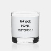 Black Man's Gift Set Whiskey Glass Whiskyglas (Rückseite)