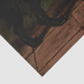 Black Manx und Siamese Cat Ephemera Decoupage Seidenpapier (Detail)