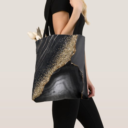 Black Marble Agate Tasche (Von Nahem)