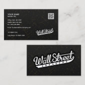 Black Marble Business Card mit GoldsparkleEffekt Visitenkarte (Vorne/Hinten)