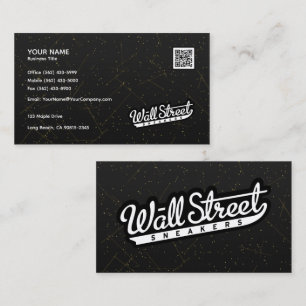 Black Marble Business Card mit GoldsparkleEffekt Visitenkarte