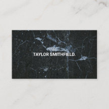 Black Marble Business Card
