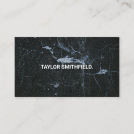 Black Marble Business Card Visitenkarte