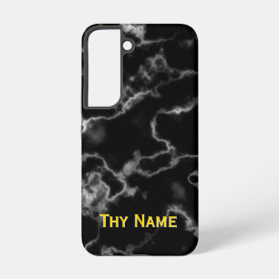 Black Marble Design - Samsung Galaxy Hülle