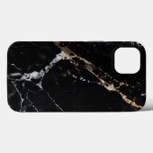 Black Marble Elite Case-Mate iPhone Hülle (Rückseite (Horizontal))