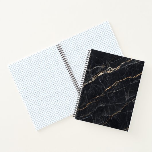 Black Marble Gold Notebook Notizblock (Innenseite)