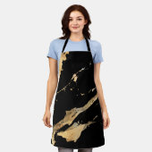 Black Marble Gold Schürze (Getragen)