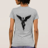 Black Marble Nike Statue T-Shirt (Rückseite)