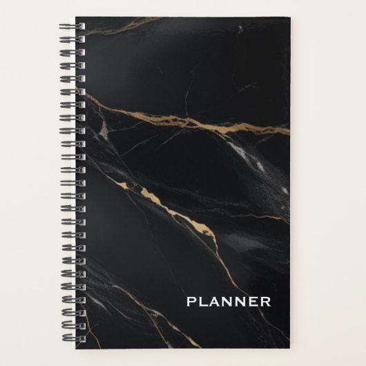 BLACK MARBLE PLANNER PLANER (Vorderseite)