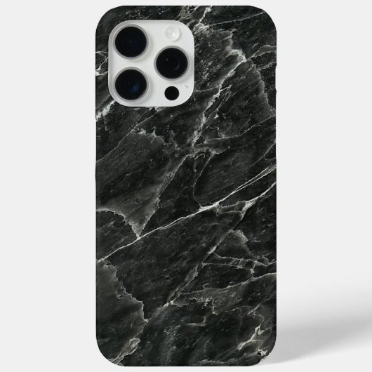 Black Marble Slab Case-Mate iPhone Hülle (Rückseite)