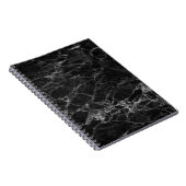 Black Marble Stone Look Notizblock (Rechte Seite)