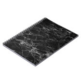 Black Marble Stone Look Notizblock (Linke Seite)