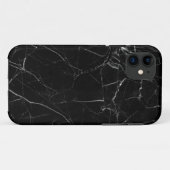 Black Marble Texture Case-Mate iPhone Hülle (Rückseite (Horizontal))