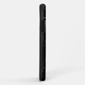 Black Marble Texture Case-Mate iPhone Hülle (Hinten/Rechts)