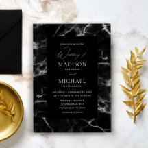 Black Marble Wedding 2