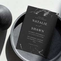 Black Marble Wedding
