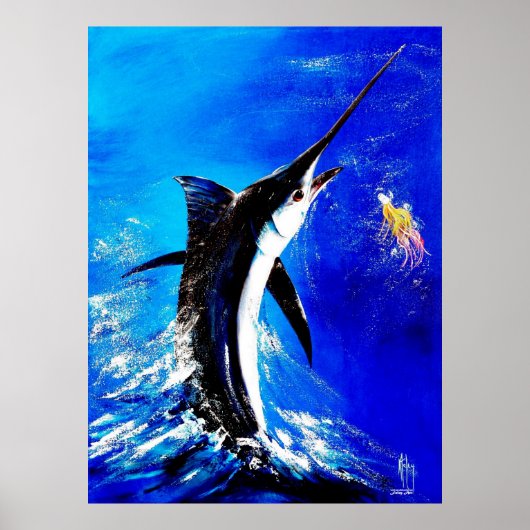 Black Marlin "Black Attack" Poster (Vorne)