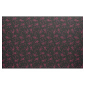 Black Maroon Dogwood Blume Gothic Stoff (Yard (91,4 cm))