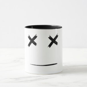 Black Marshmallow Cool Ästhetische Tasse