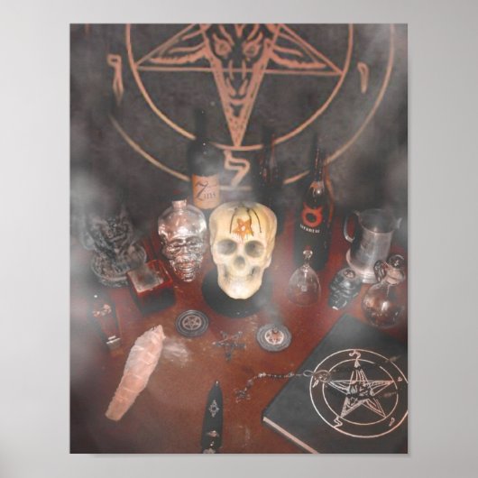 Black Mass Altar Poster (Vorne)