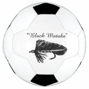 Black Matuka Streamer, Fliegenfischen, Fliegenflie Fußball