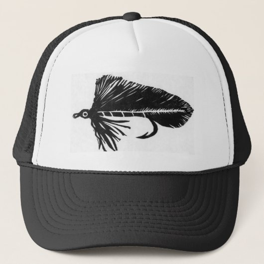 Black Matuka Streamer Hat Truckerkappe (Vorderseite)