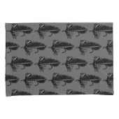 Black Matuka Trout Fly Fly Fliegenfischer Stream Kissenbezug (Vorderseite-Rechts)