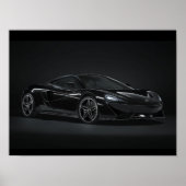 Black mclaren poster (Vorne)