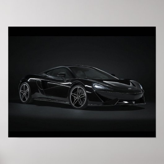 Black mclaren poster (Vorne)