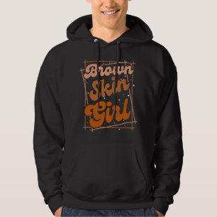 Black Melanin Queen Magic Brown Skin Girl Juneteen Hoodie
