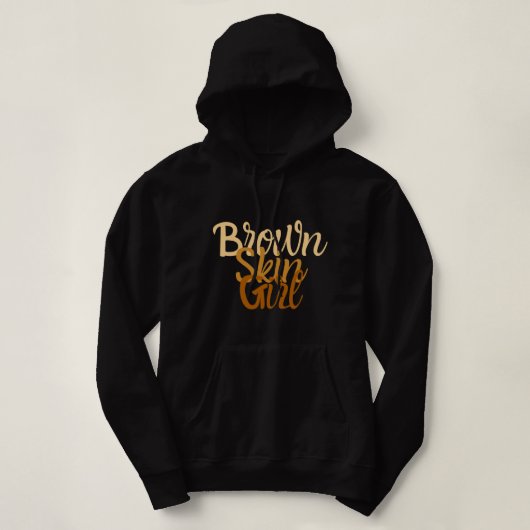 Black Melanin Queen Magic Brown Skin Girl Juneteen Hoodie (Design vorne)