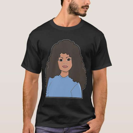 Black Melanin Queen Woman Empowerment Power Girl E T-Shirt (Vorderseite)